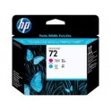 HP-72  Magenta and Cyan Printhead