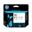 HP 72 Matte Black and Yellow Printhead