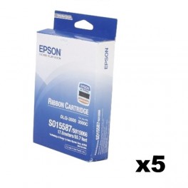 Epson S015587 / S015066 Ribbon x5 Epson S015587 / S015066 Ribbon x5