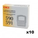 OKI ML590/591 Ribbon x10