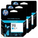 HP-711 Cyan 3-pack