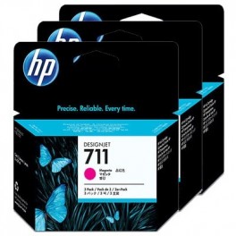 HP-711 Magenta 3-pack