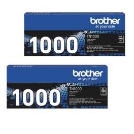 TN-1000 Black Brother Toner x2