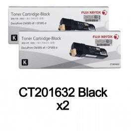 CT201632 Black Fuji Xerox Toner x2