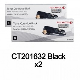 CT201632 Black Fuji Xerox Toner x2 CT201632 Black Fuji Xerox Toner x2