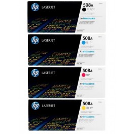 HP 508A CMYK Toner Set HP 508A CMYK Toner Set