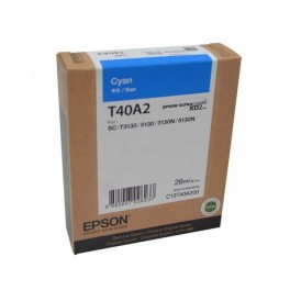 Epson T40A2 Cyan Ink Cartridge (26ml) Epson T40A2 Cyan Ink Cartridge (26ml)
