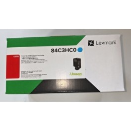 Lexmark 84C3HC0 Cyan Toner