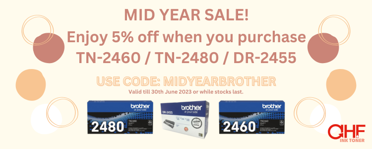 Enjoy 5% OFF Brother Toner and Drum